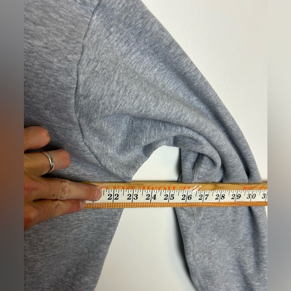 Not for sale Skims Gray Sweatshirt Henley Zip Size L Gray Minimalist Natural - Picture 5 of 12